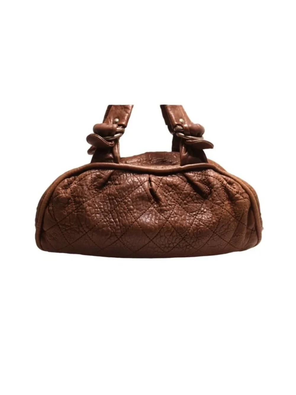 Chanel Leather Handbag Brown